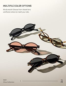 TIJN サングラス Olisa ブラック Amazon.com: TIJN Olisa Polarized Sunglasses for Women & Men